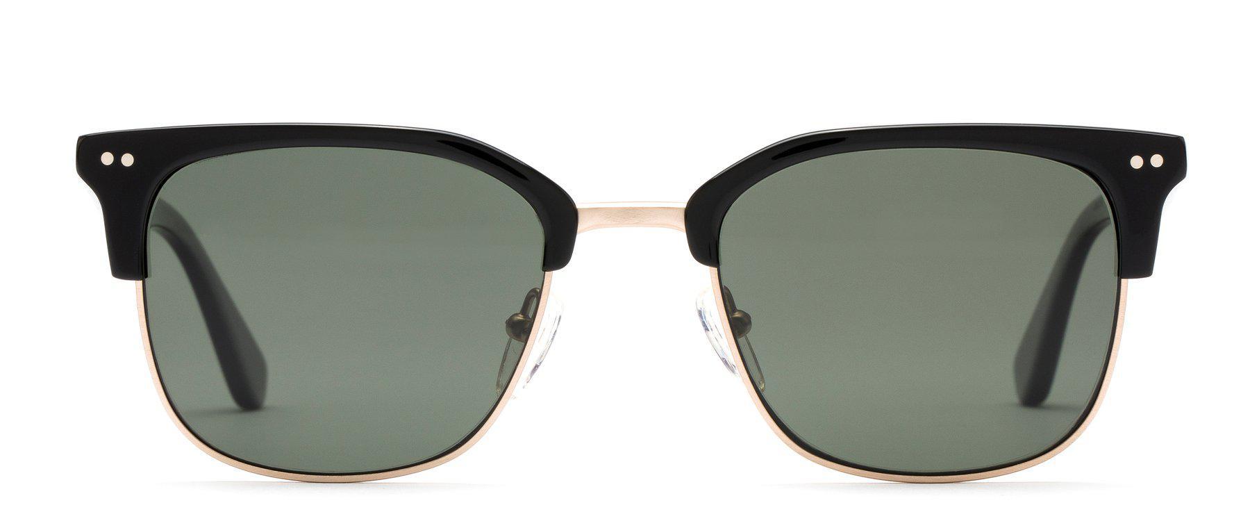 Otis 100 Club Black/Brushed Gold/Grey Polarised-polarised-9339740042720-125-2001P-Otis Eyewear-Sunnieside