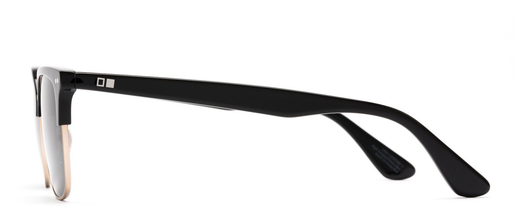 Otis 100 Club Black/Brushed Gold/Grey Polarised-polarised-9339740042720-125-2001P-Otis Eyewear-Sunnieside