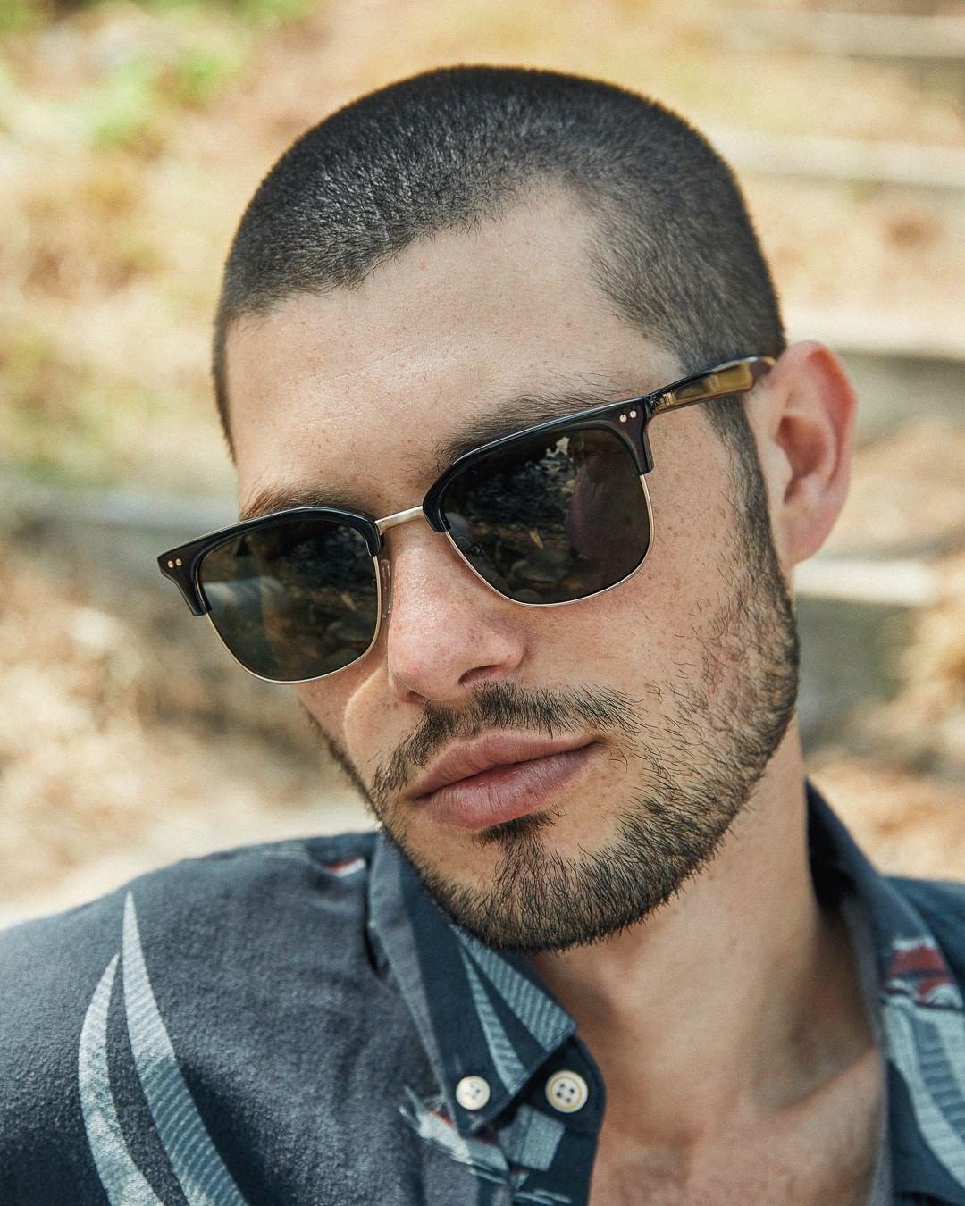 Otis 100 Club Black/Brushed Gold/Grey Polarised-polarised-9339740042720-125-2001P-Otis Eyewear-Sunnieside