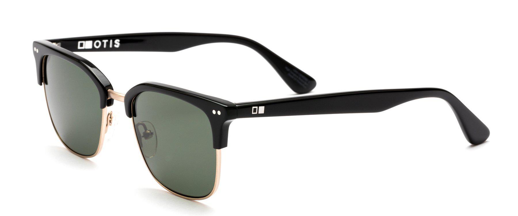 Otis 100 Club Black/Brushed Gold/Grey Polarised-polarised-9339740042720-125-2001P-Otis Eyewear-Sunnieside