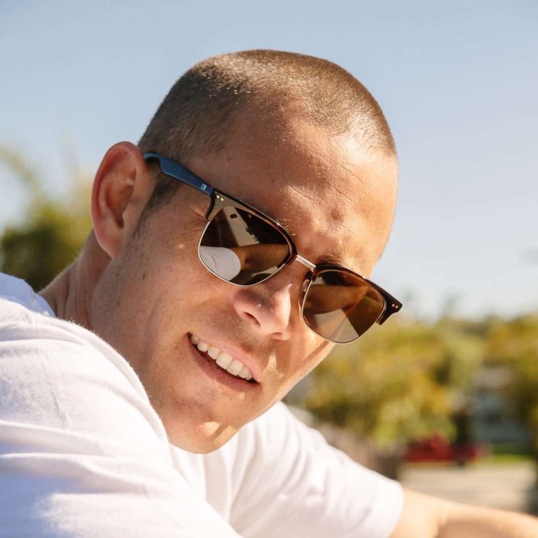 Otis 100 Club Eco Havana/Brushed Copper/Brown Polarised-polarised-9339740054167-125-2202P-Otis Eyewear-Sunnieside