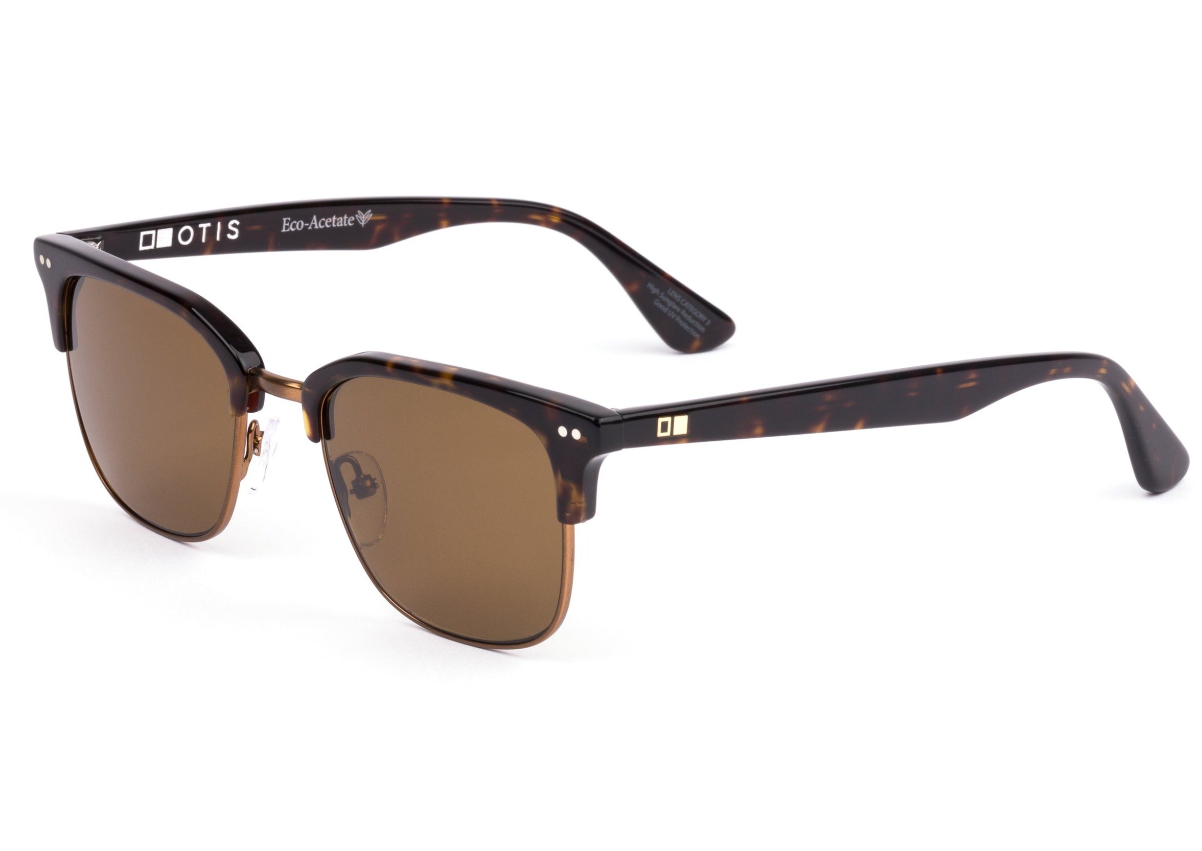 Otis 100 Club Eco Havana/Brushed Copper/Brown Polarised-polarised-9339740054167-125-2202P-Otis Eyewear-Sunnieside