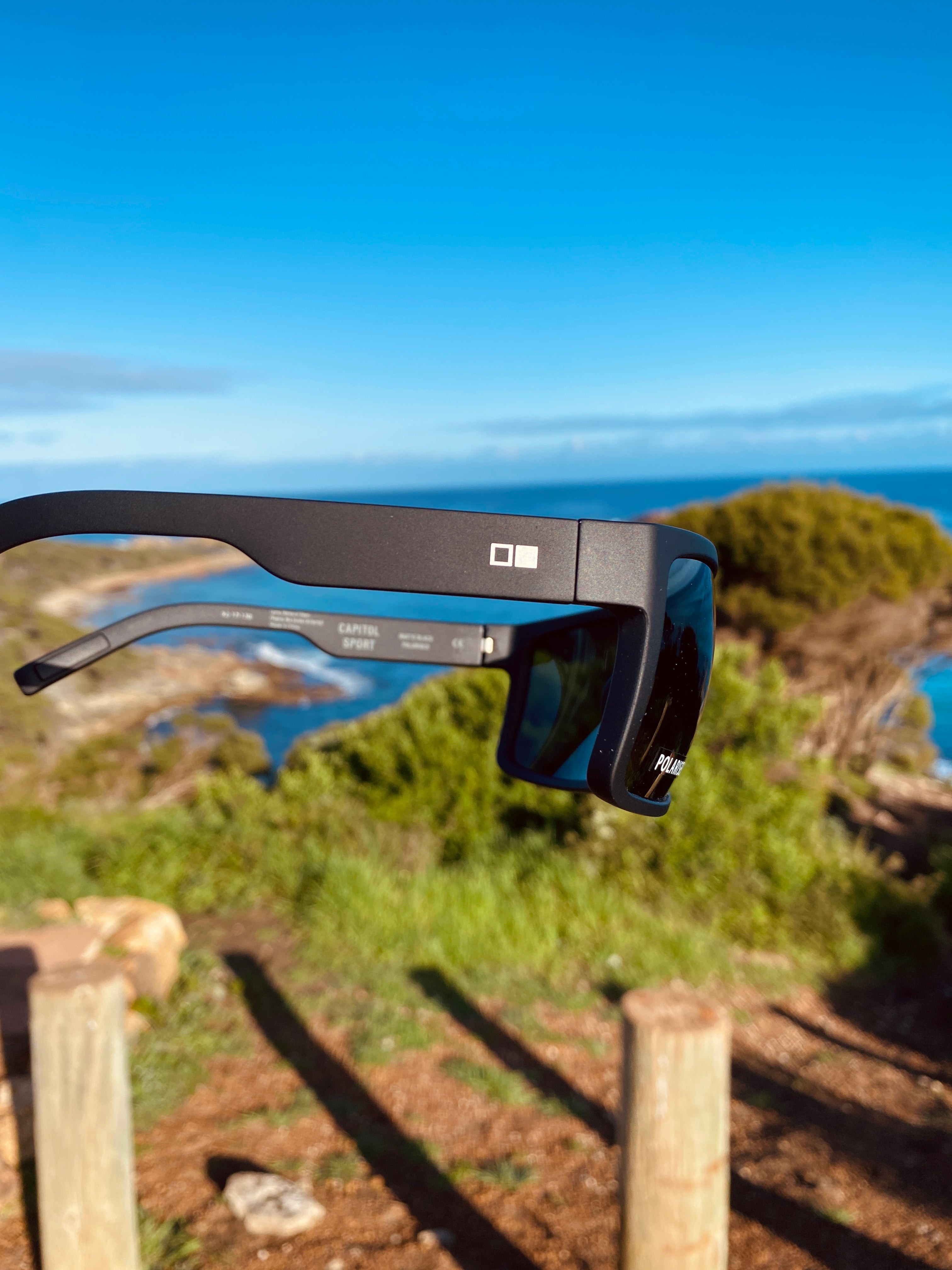 Otis Capitol Sport Matte Black/Grey Polarised-polarised-9339740054181-172-2201P-Otis Eyewear-Sunnieside