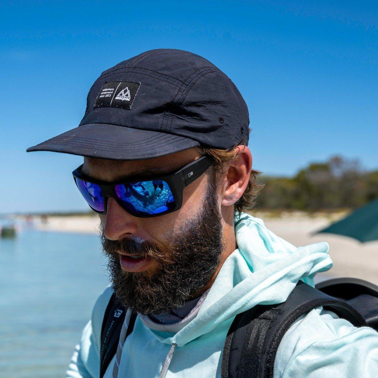 Otis Coastin Slim Matte Black/Mirror Blue Polarised-polarised-9339740048401-162-2101P-Otis Eyewear-Sunnieside