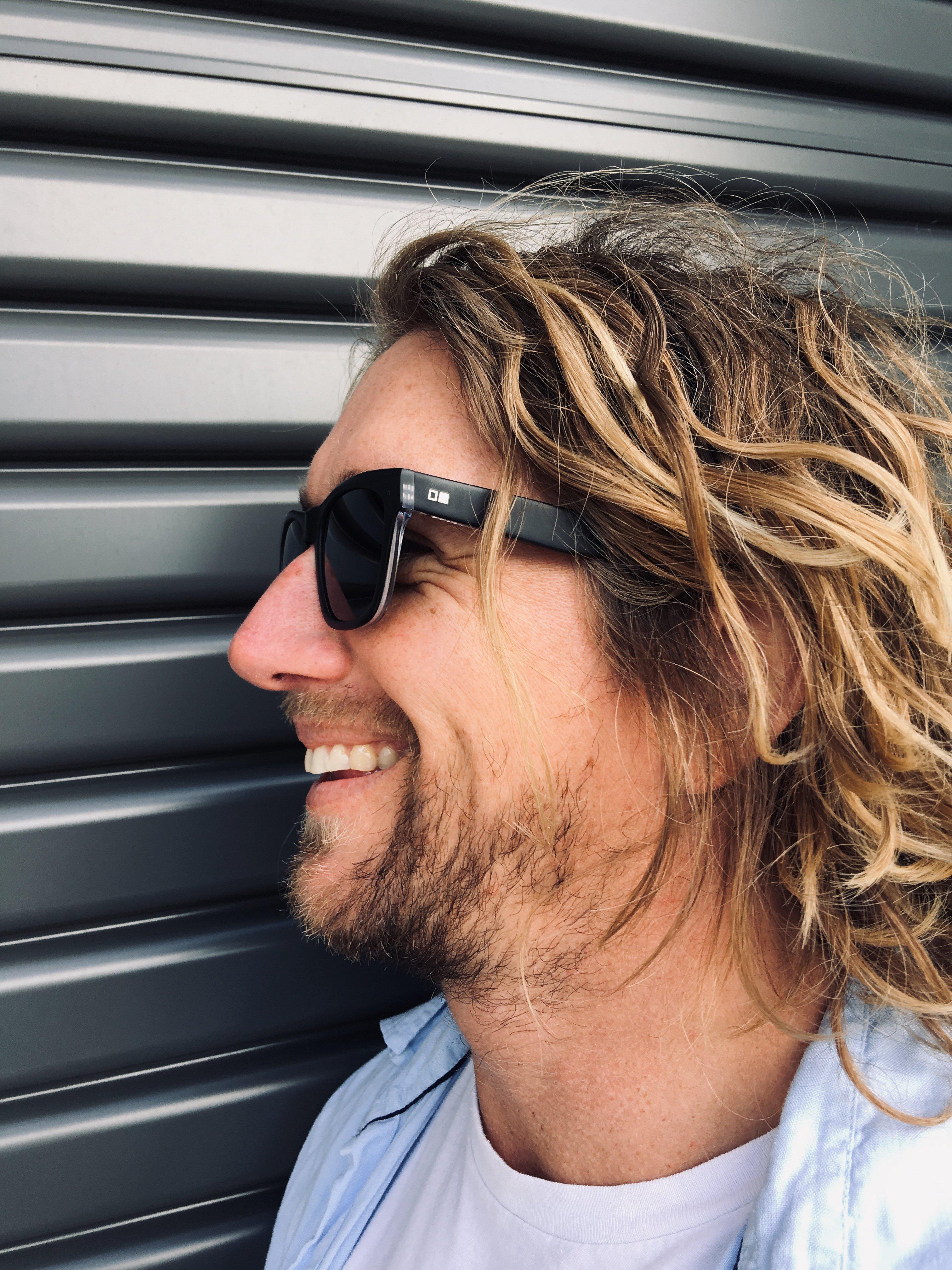 Otis Hawton Matte Black - Clear Inside Laminate-UV400 non-polarised-126-1903-OTIS-Sunnieside