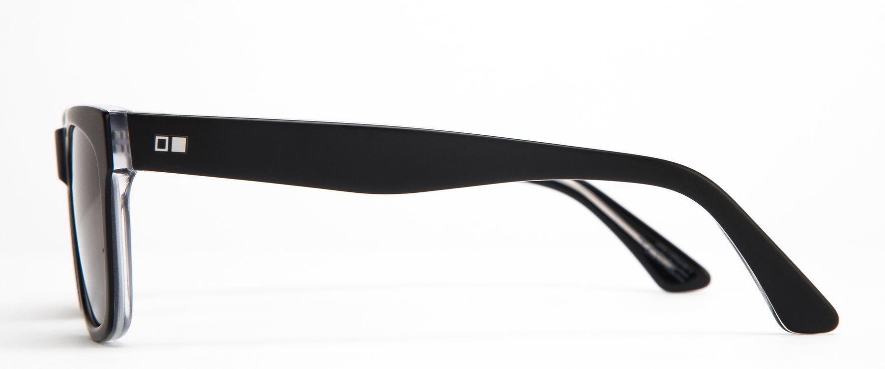 Otis Hawton Matte Black - Clear Inside Laminate-UV400 non-polarised-126-1903-OTIS-Sunnieside
