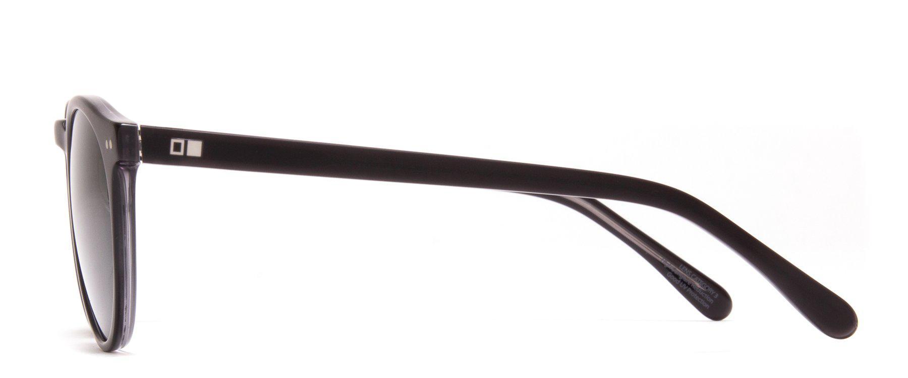 Otis Omar Satin Black Clear/Grey Polarised-polarised-9339740043444-26-2001P-Otis Eyewear-Sunnieside