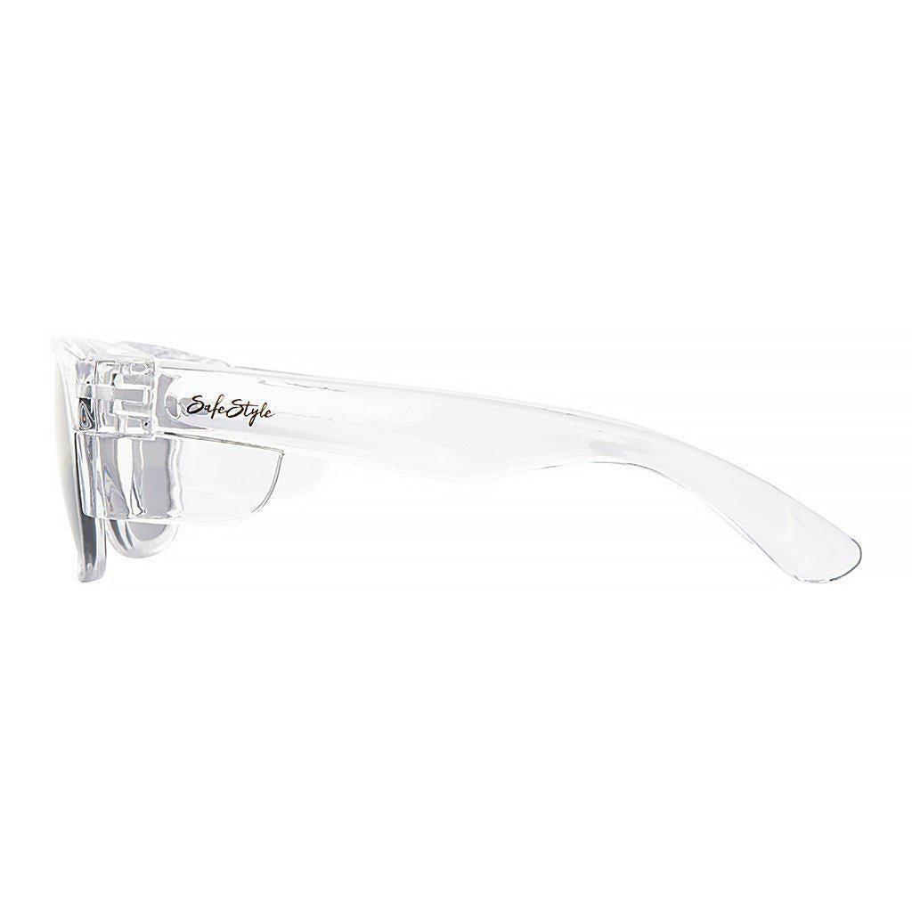 Safestyle 'Classics' Clear Frame / Tinted Uv400 Lens-UV400 non-polarised-735850824574-CCT100-Safestyle-Sunnieside