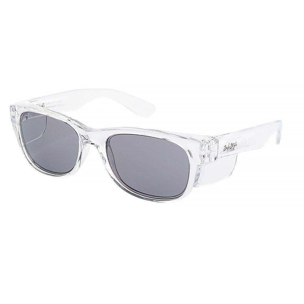 Safestyle 'Classics' Clear Frame / Tinted Uv400 Lens-UV400 non-polarised-735850824574-CCT100-Safestyle-Sunnieside