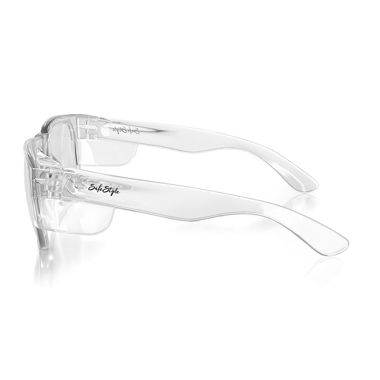 Safestyle Fusions Clear Frame Clear Lens Uv400-UV400 non-polarised-793618213459-FCC100-Safestyle-Sunnieside