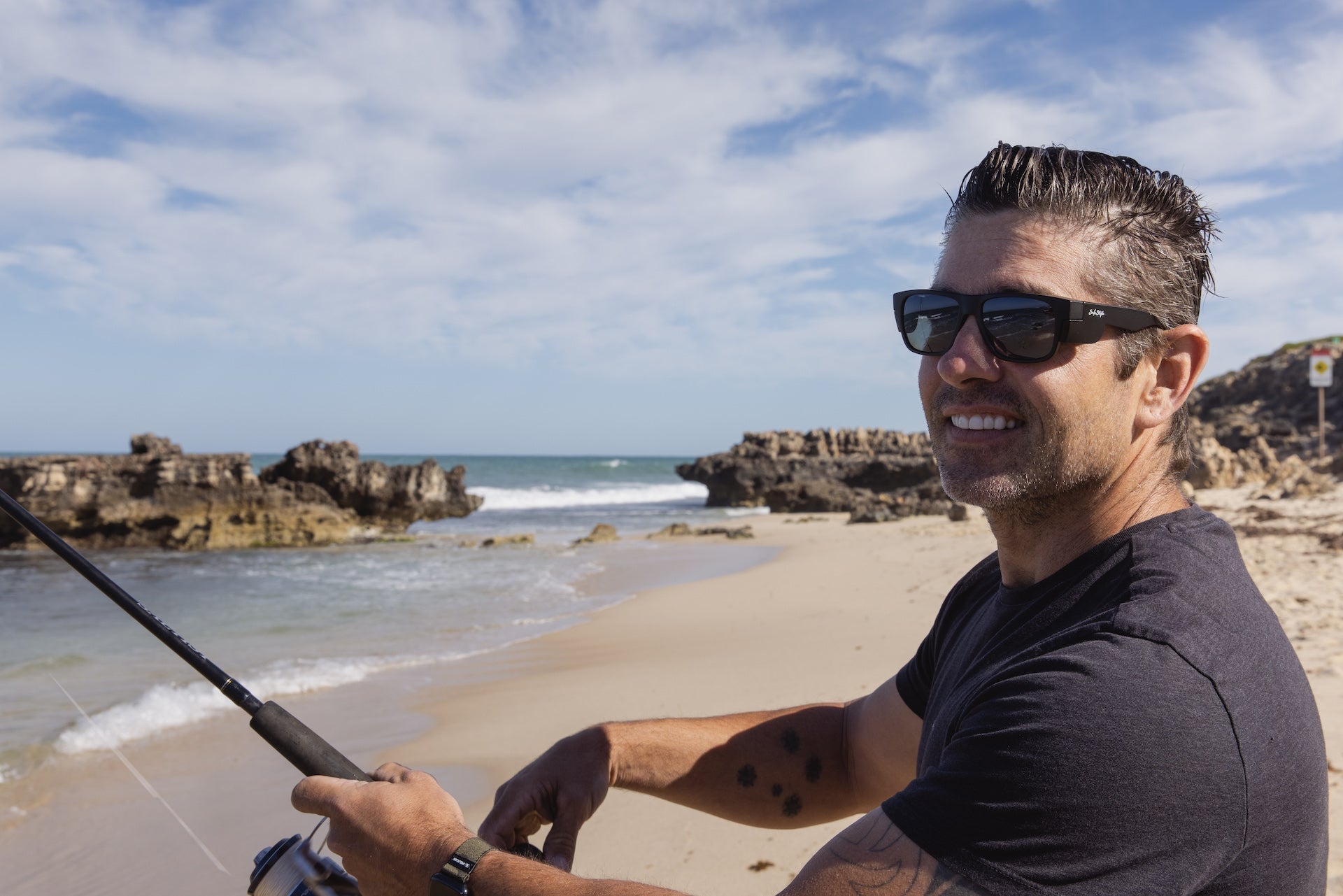 Safestyle 'Fusions' Matte Black Frame / Polarised Lens-polarised-754590306126-FMBP100-Safestyle-Sunnieside