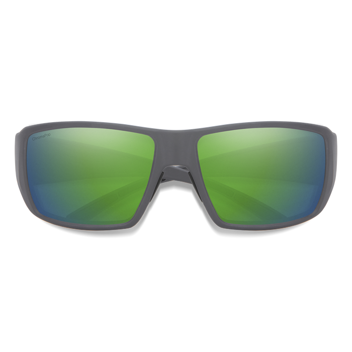 Smith Guides Choice Matte Cement | ChromaPop Glass Polarized Green Mirror-polarised-827886639618-204947RIW62UI-Smith-Sunnieside