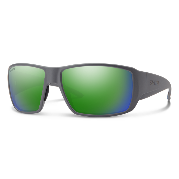 Smith Guides Choice Matte Cement | ChromaPop Glass Polarized Green Mirror-polarised-827886639618-204947RIW62UI-Smith-Sunnieside