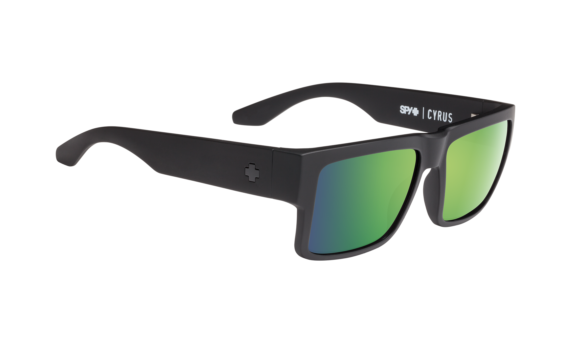 Spy Cyrus Soft Matte Black - Happy Bronze Polarised With Green Spectra Mirror-polarised-648478745308-673180374861-Spy Optic-Sunnieside