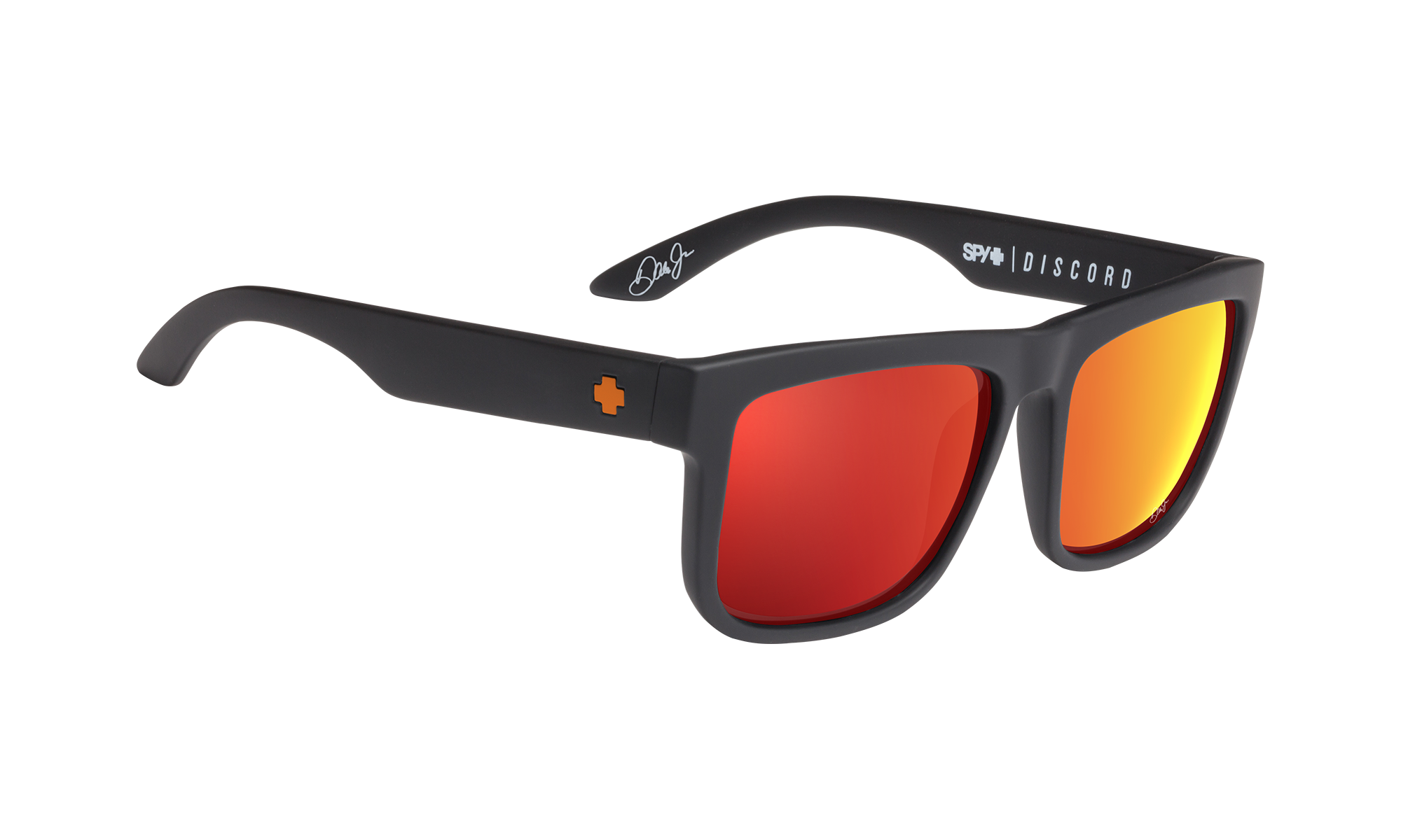 Spy Discord Dale Jr Matte Black - Happy Gray Green With Orange Spectra Mirror-UV400 non-polarised-648478795419-1800000000003-Spy Optic-Sunnieside
