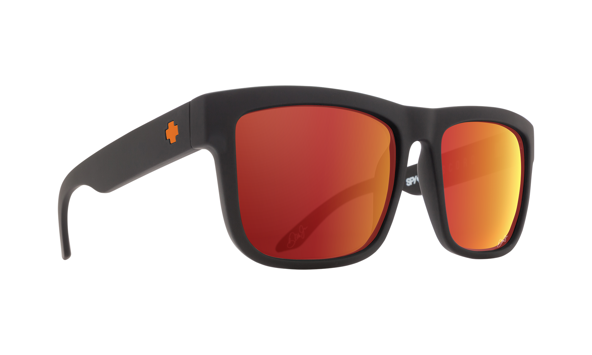 Spy Discord Dale Jr Matte Black - Happy Gray Green With Orange Spectra Mirror-UV400 non-polarised-648478795419-1800000000003-Spy Optic-Sunnieside