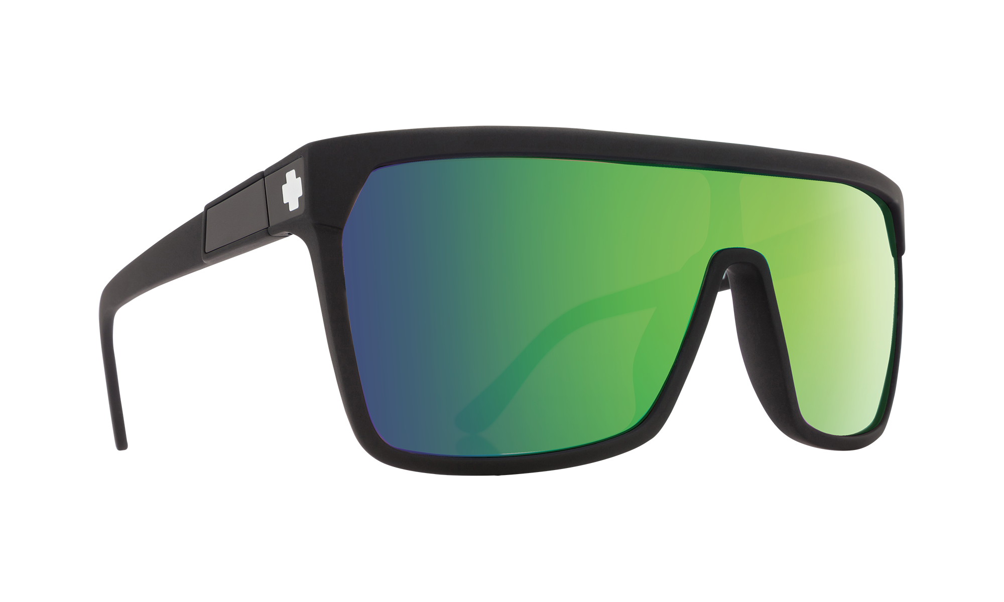 Spy Flynn Matte Black - Happy Bronze With Green Spectra Mirror-UV400 non-polarised-648478766389-670323374225-Spy Optic-Sunnieside