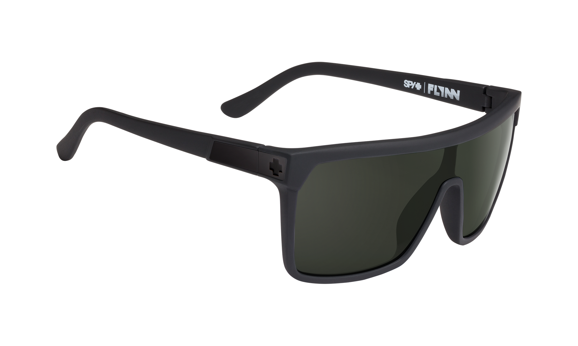 Spy Flynn Soft Matte Black - Happy Gray Green-UV400 non-polarised-648478791664-670323973863-Spy Optic-Sunnieside