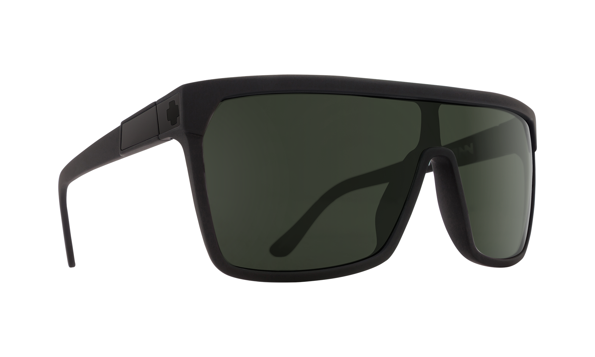 Spy Flynn Soft Matte Black - Happy Gray Green-UV400 non-polarised-648478791664-670323973863-Spy Optic-Sunnieside