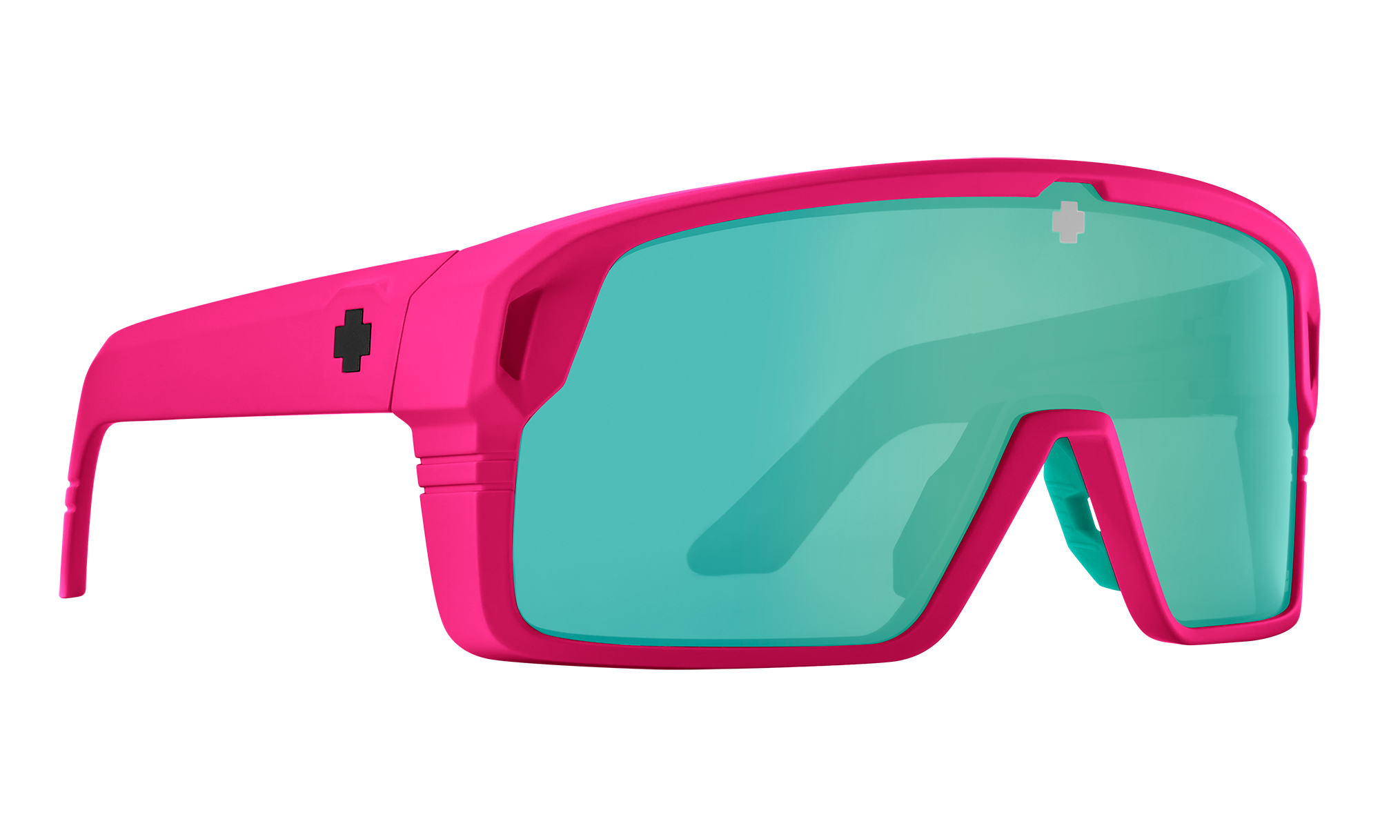 Spy Monolith Matte Neon Pink - Happy Bronze Light Green Spectra Mirror-UV400 non-polarised-648478809741-6700000000151-Spy Optic-Sunnieside
