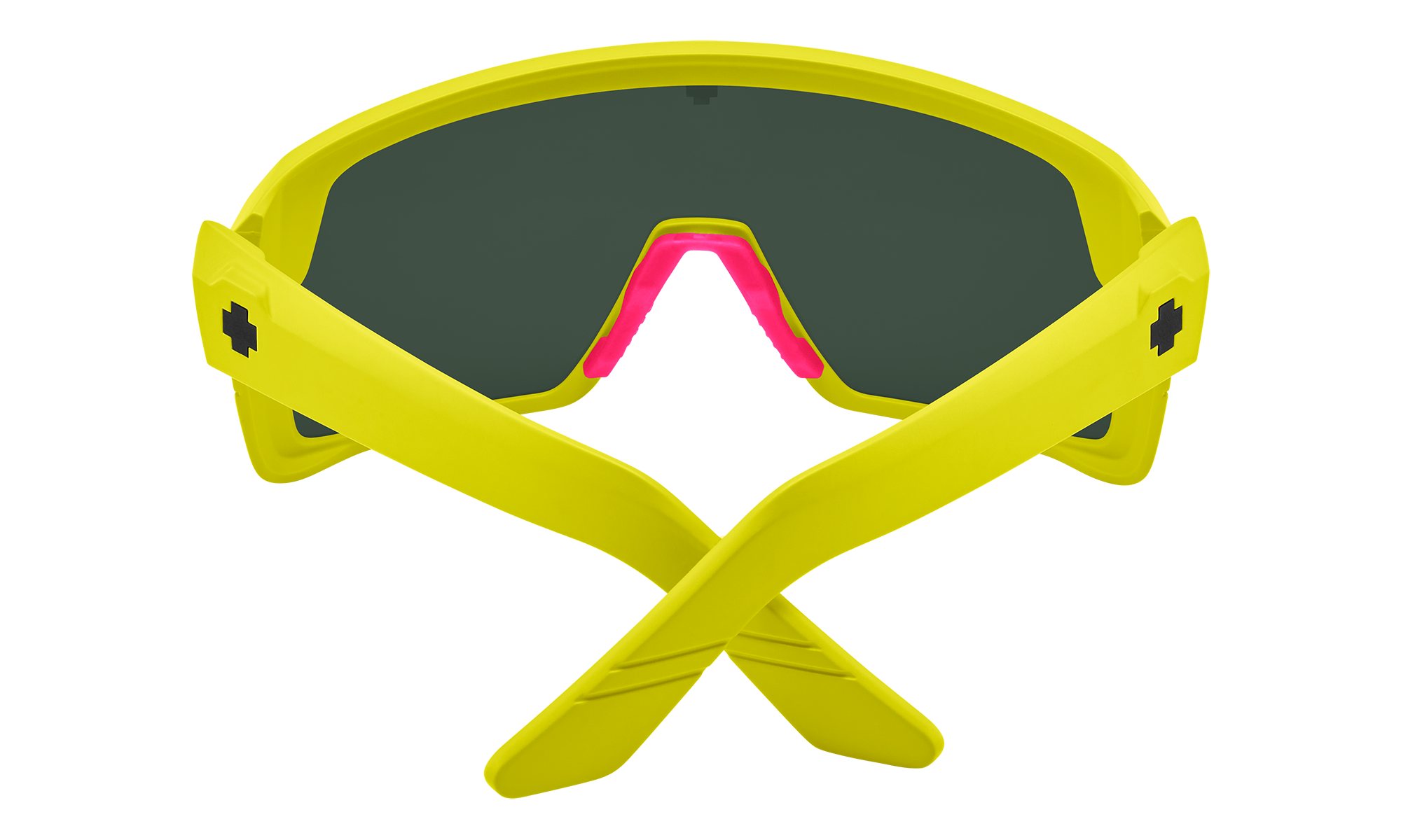 Spy Monolith Matte Neon Yellow - Happy Gray Green Pink Spectra Mirror-UV400 non-polarised-6700000000152-6700000000152-Spy Optic-Sunnieside