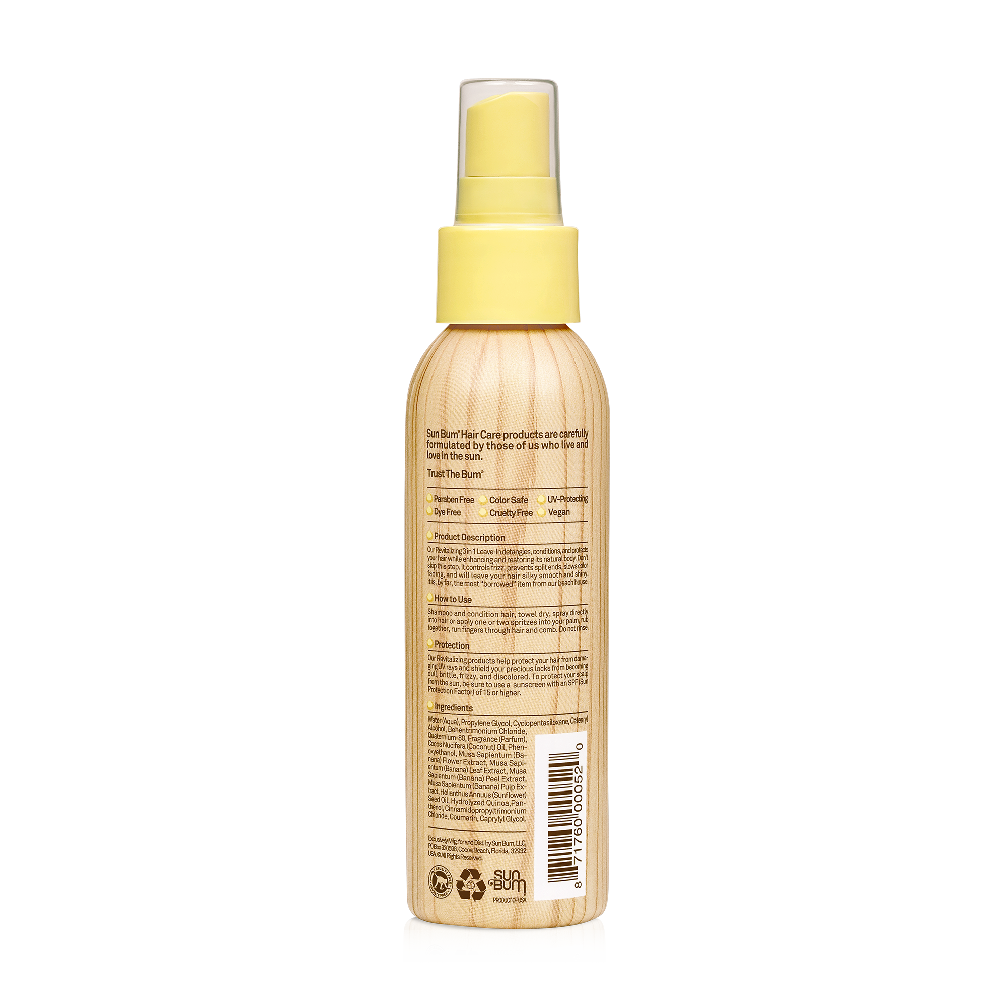 Sun Bum 3 In 1 Leave In-Hair Care-871760000520-80-41020-Sun Bum-Sunnieside