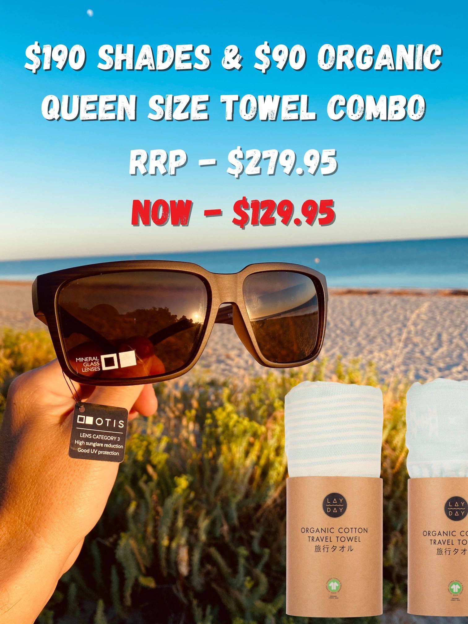 ⚫️ Sunnies & Towel Bundle #1 (More Masculine Frames)-BF Bundle-BF Bundle-Sunnieside