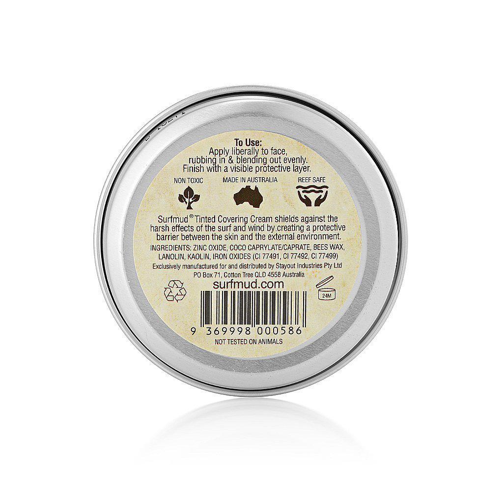 Surfmud Natural Zinc: Tinted Covering Cream 45G-Sun Protection-9369998000586-SM-TCC-45-Surfmud-Sunnieside