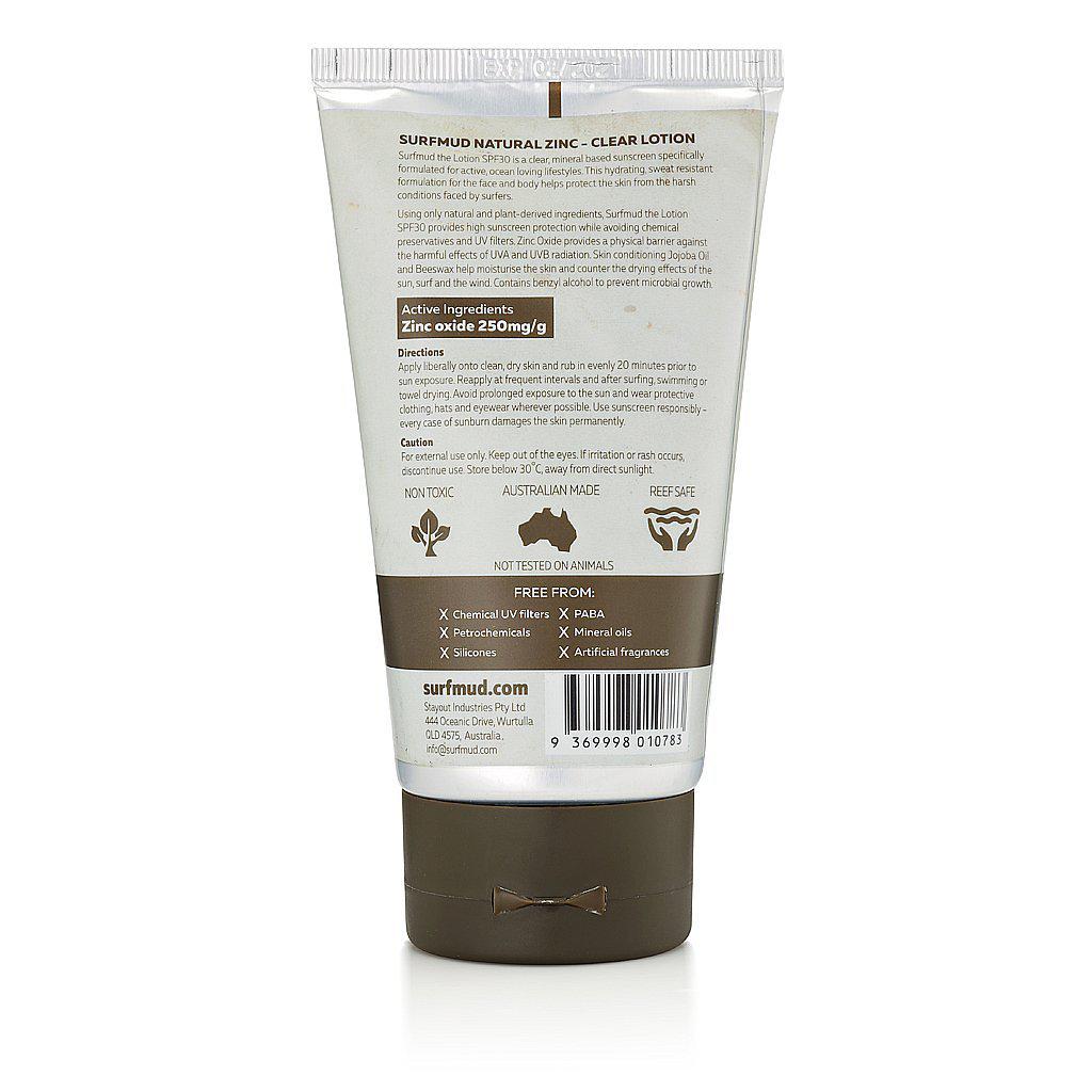 Surfmud Spf30 Sunscreen Lotion 125G-Sun Protection-9369998010783-SM-TL-125-Surfmud-Sunnieside