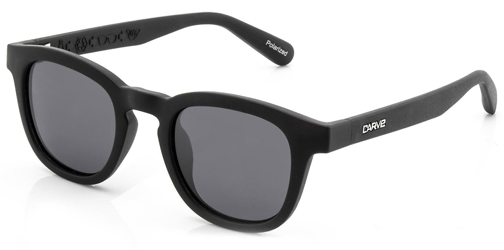 XXXarve Havana Matte Black Recycled Plastic/Grey Polarised-polarised-9040-01-Carve-Sunnieside
